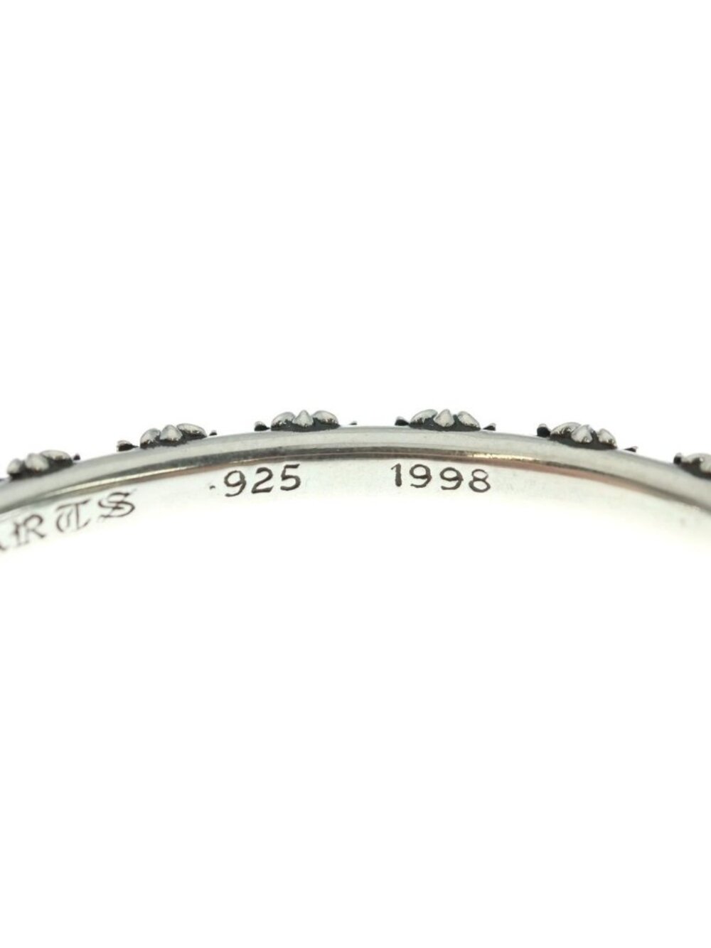 Chrome Hearts Bangle Cross Band Bracelet Silver - Picture 6 of 6